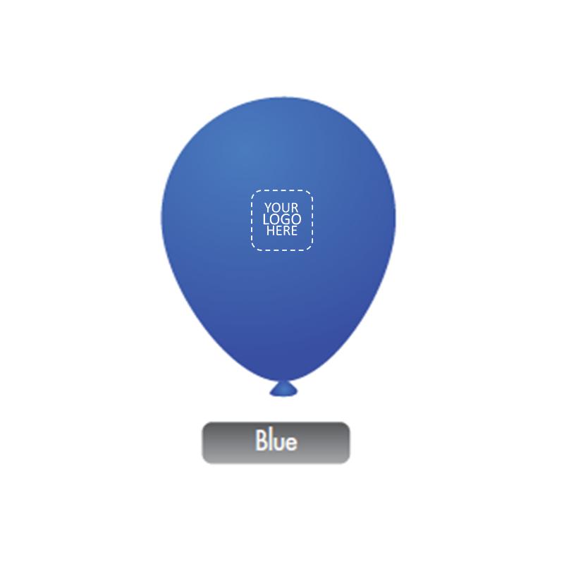 Standard Balloons - Blue with Logo